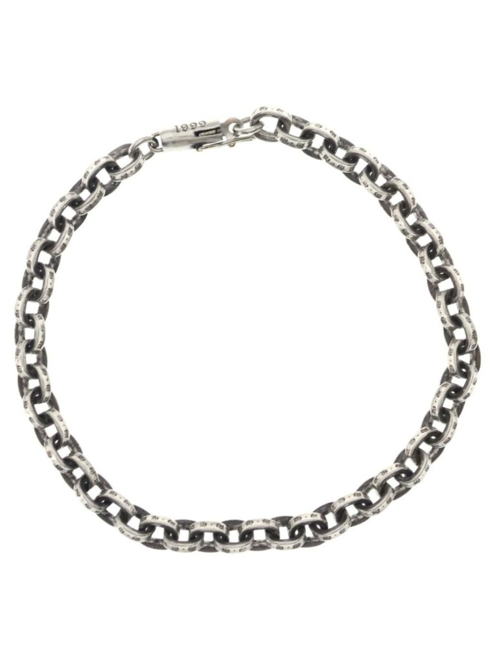 Chrome Hearts Paper Chain Bracelet Silver